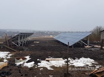 Наземная солнечная электростанция в Кировоградской области